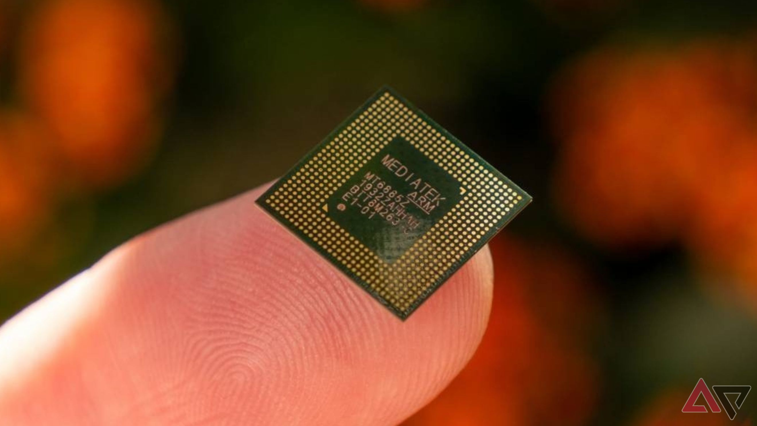 MediaTek Dimensity chipset in hand