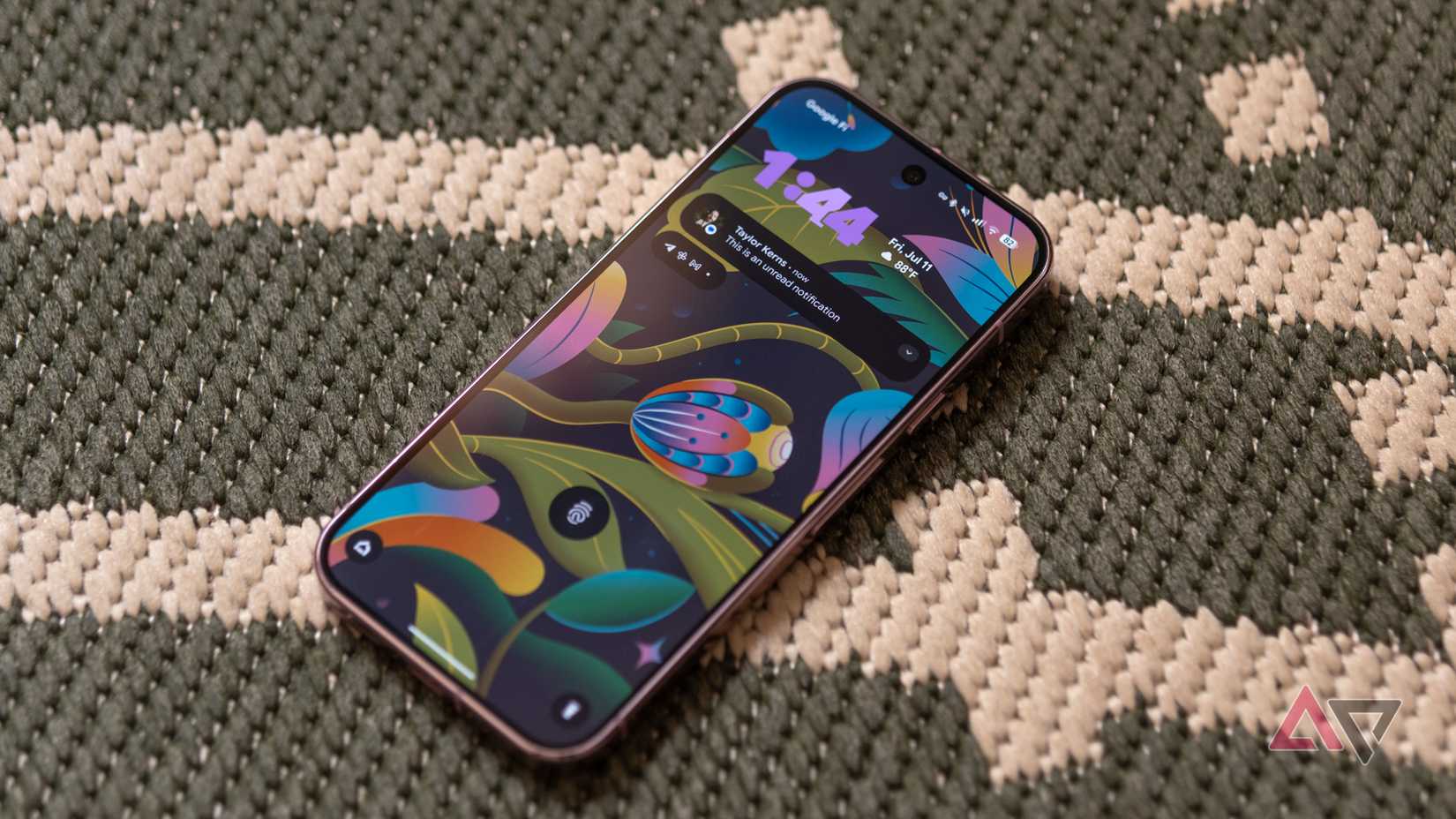 A Pixel 9 Pro running Android 16 QPR1, showing notifications on the lock screen