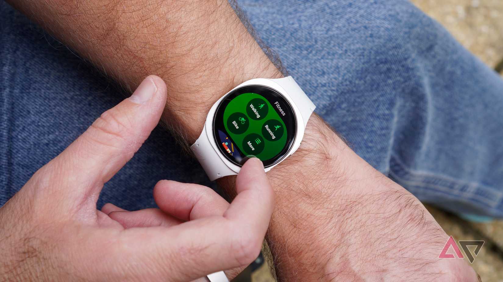 Fitness tracking menu on the Samsung Galaxy Watch 8