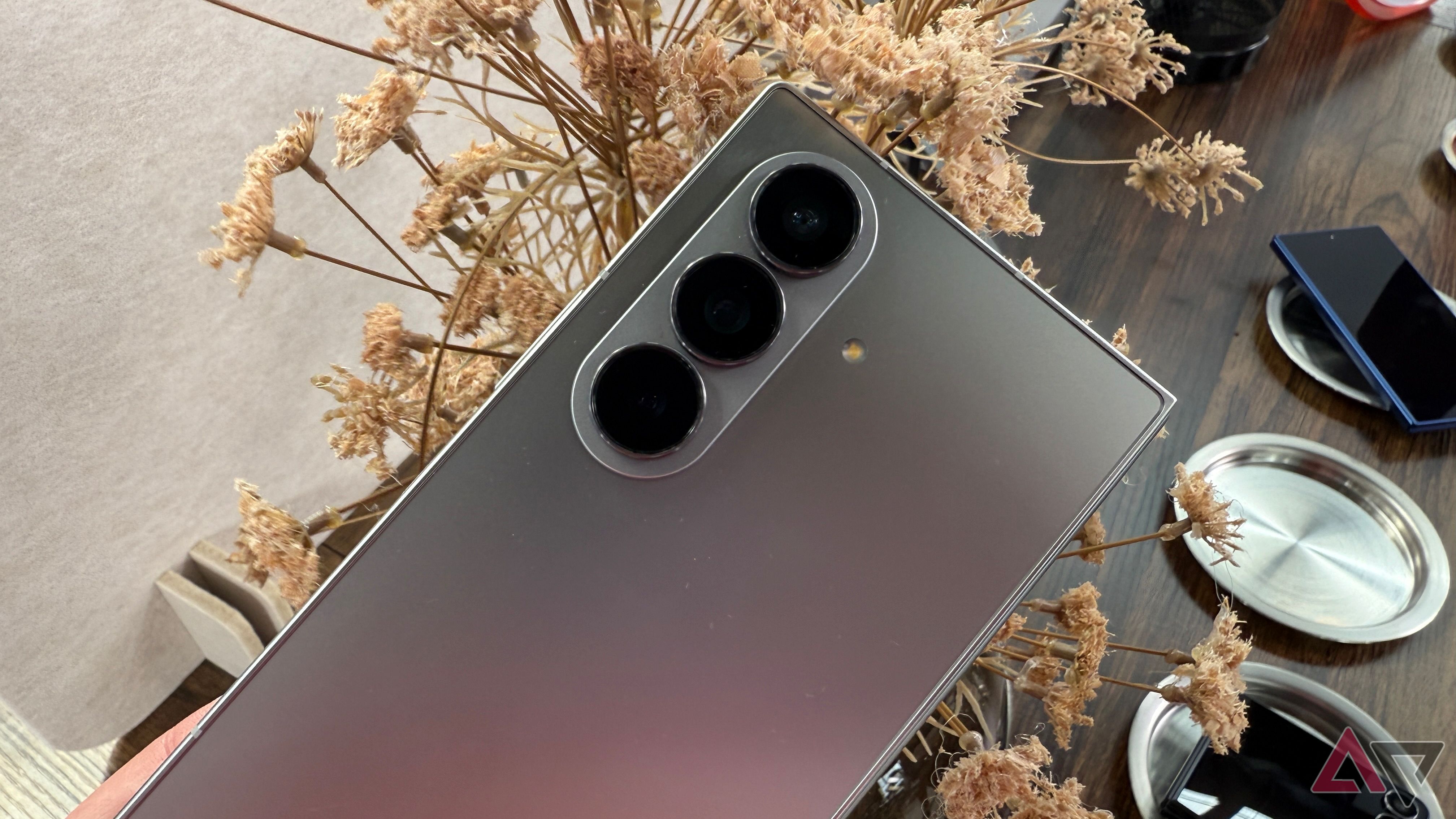 Samsung Galaxy Z Fold 7 in silver