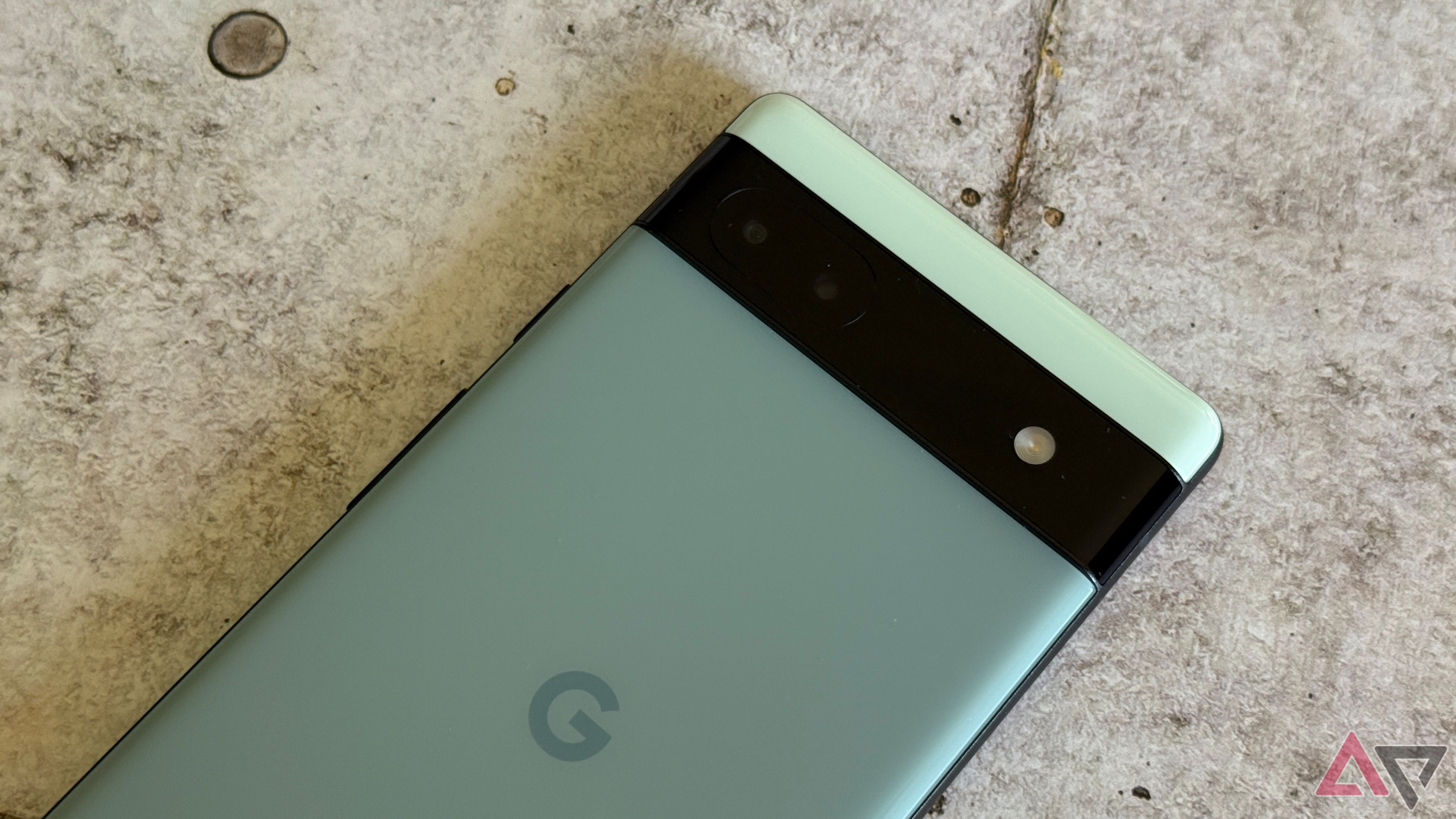 Camera visor on the Google Pixel 6a