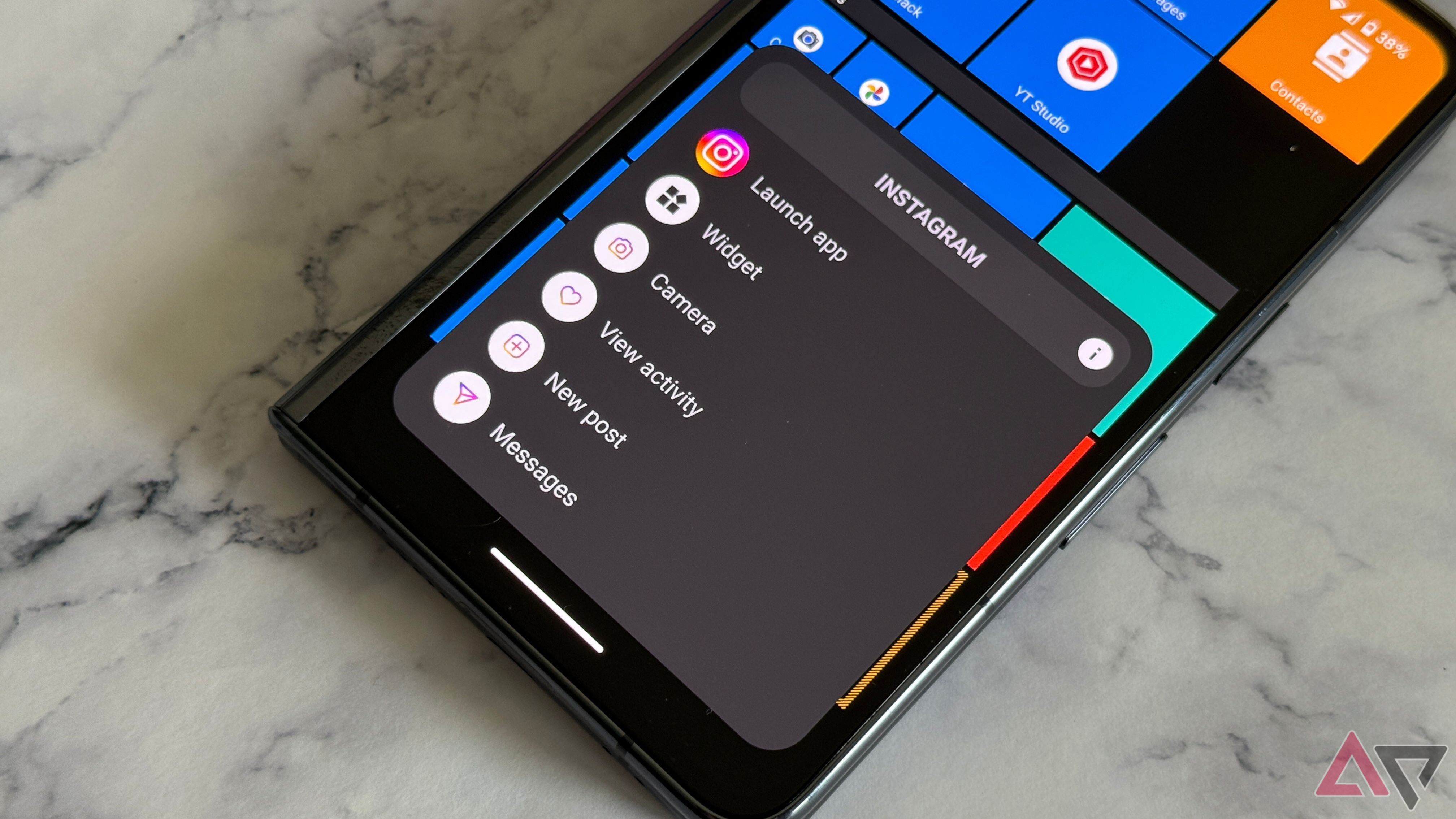 Configuración de aplicaciones para programas individuales en el plegado de Google Pixel en Square Home