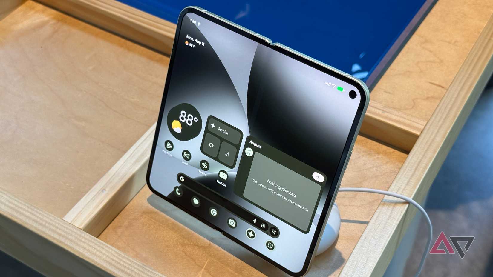 Google Pixel 10 Pro Fold on Pixelsnap stand