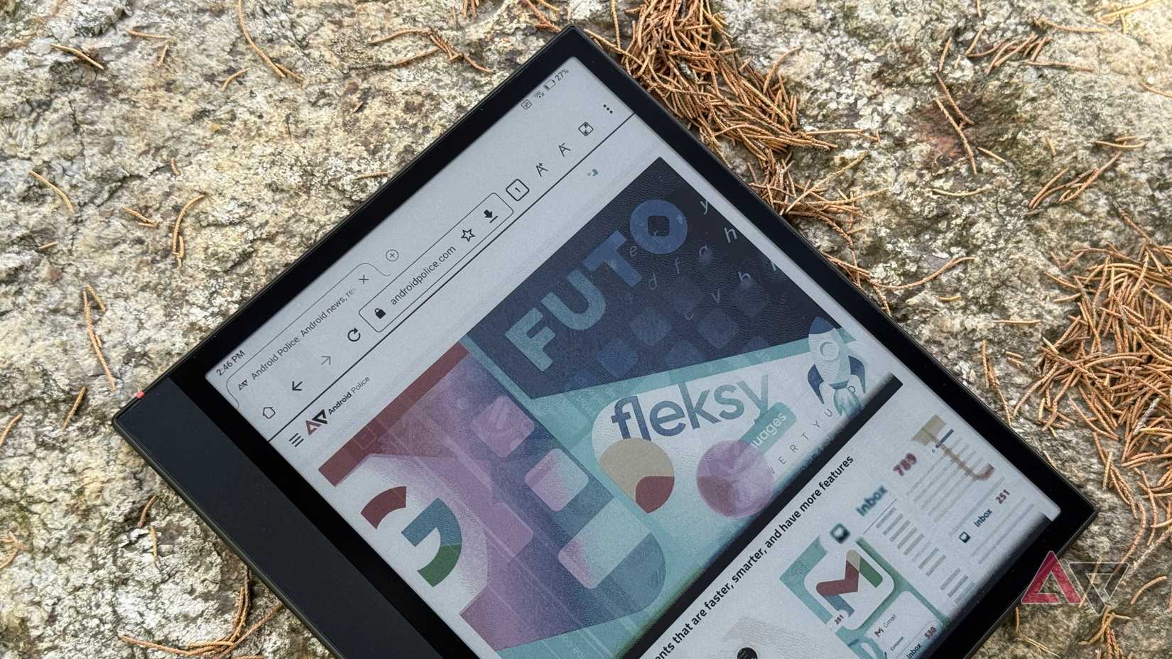 Neobrowser running on the Boox Note Air4 C