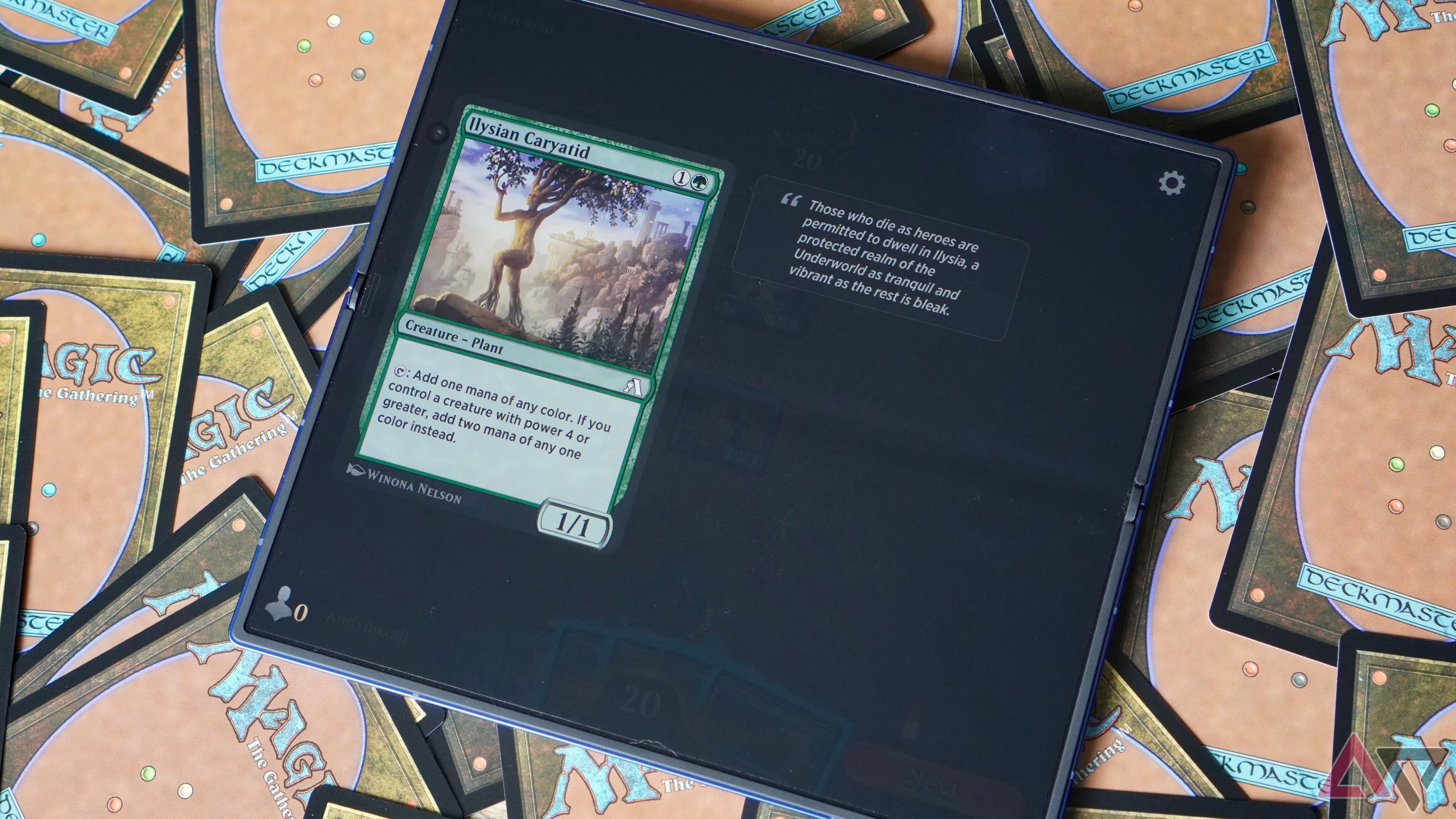 Magic: The Gathering Arena no Samsung Galaxy Z Fold 7