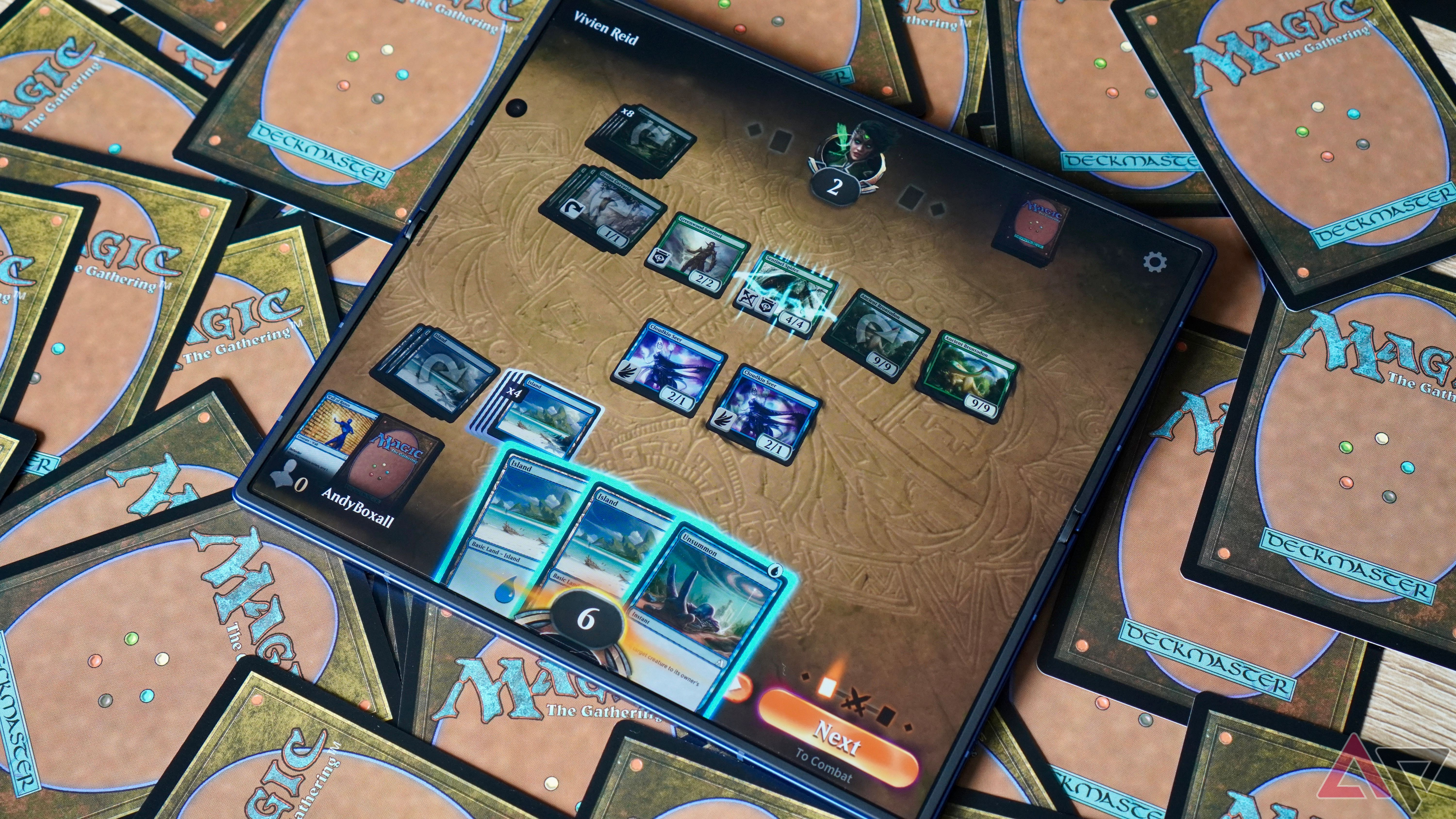 Magic: The Gathering Arena no Samsung Galaxy Z Fold 7