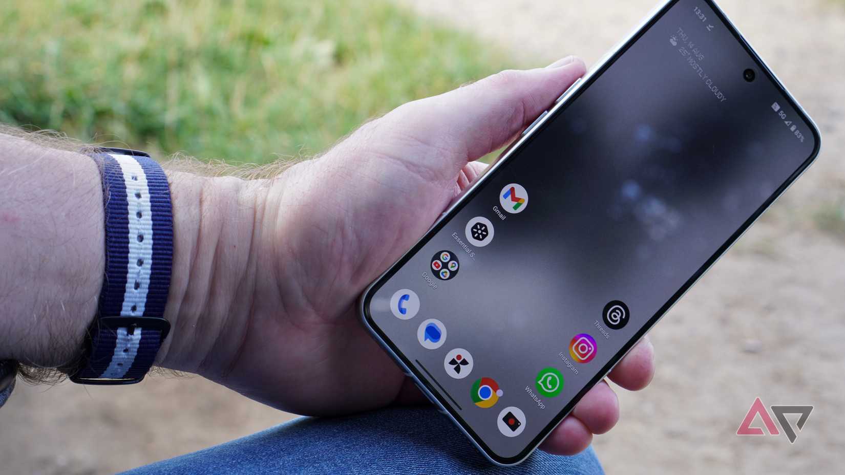 A person holding the Nothing Phone 3