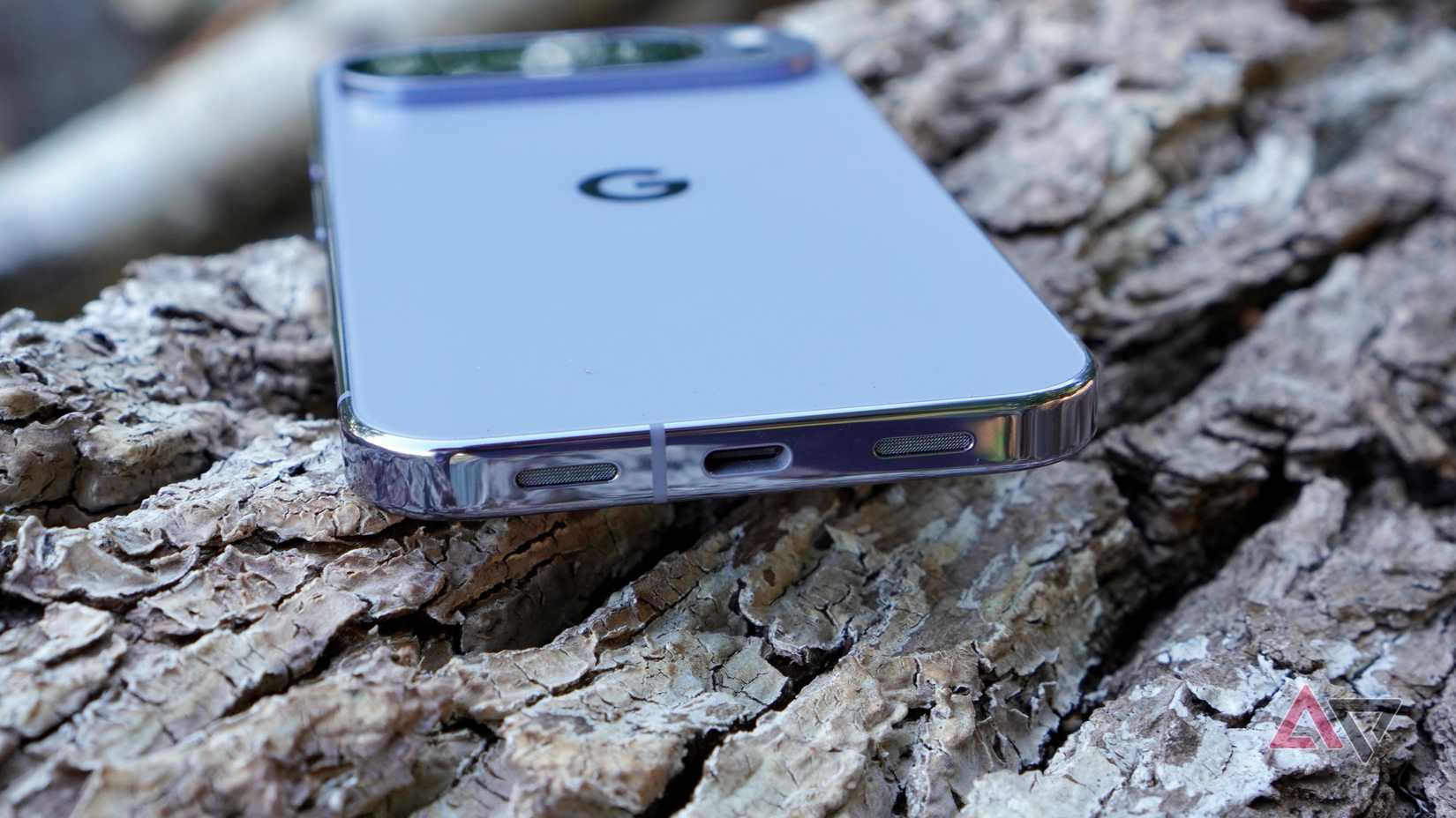The Google Pixel 10 Pro XL's charging port