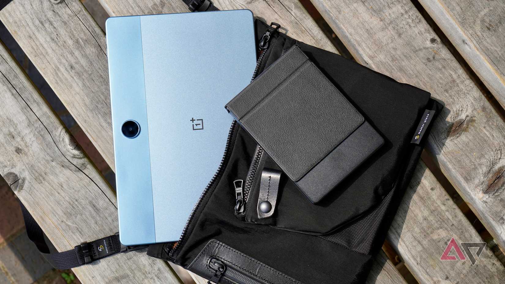 The closed ProtoArc XK04 folding keyboard with the OnePlus Pad Lite