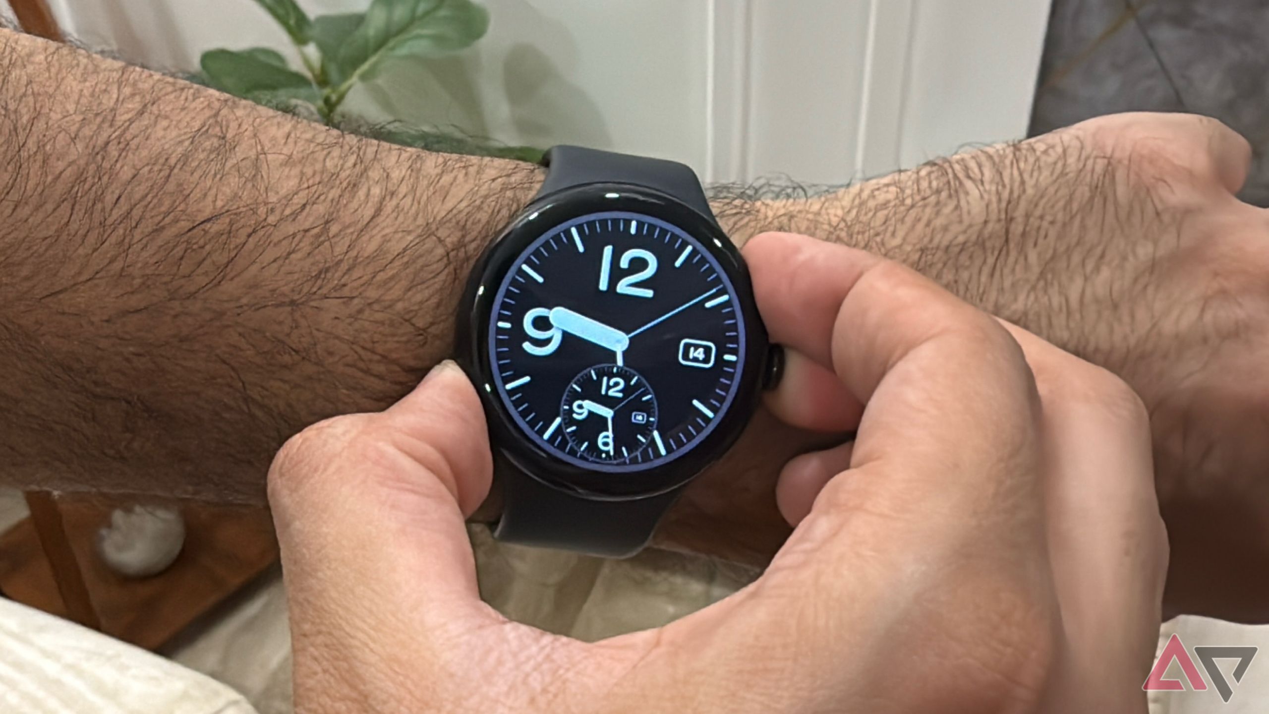 Captura de tela levando um desgaste do smartwatch